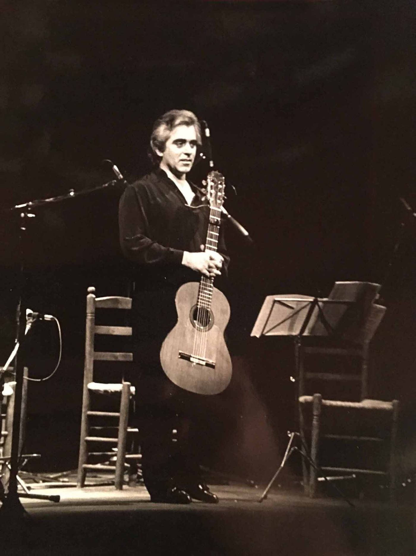 Devoción por la guitarra.