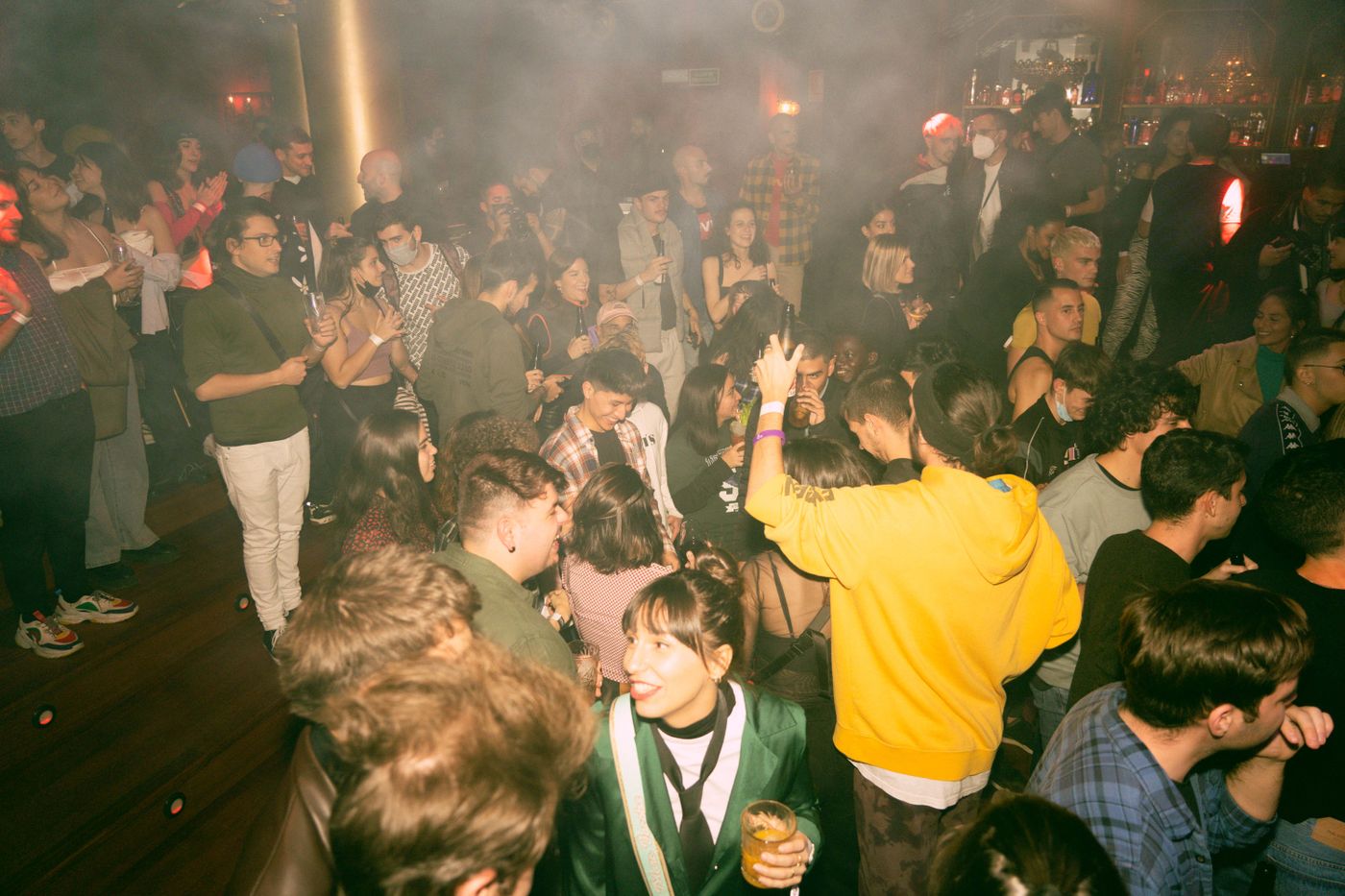 Ambiente de final de fiesta en el Club Malasaña. Foto: Sharon López
