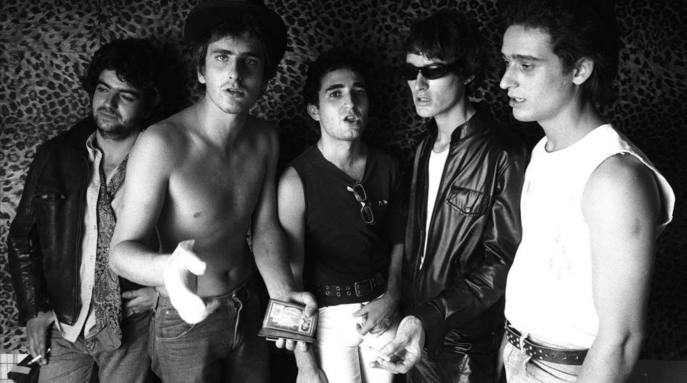 Traperos: Rayban, Raf Pulido, Morfi Grei, Tío Modes y Rockhita. Foto: Salvador Costa