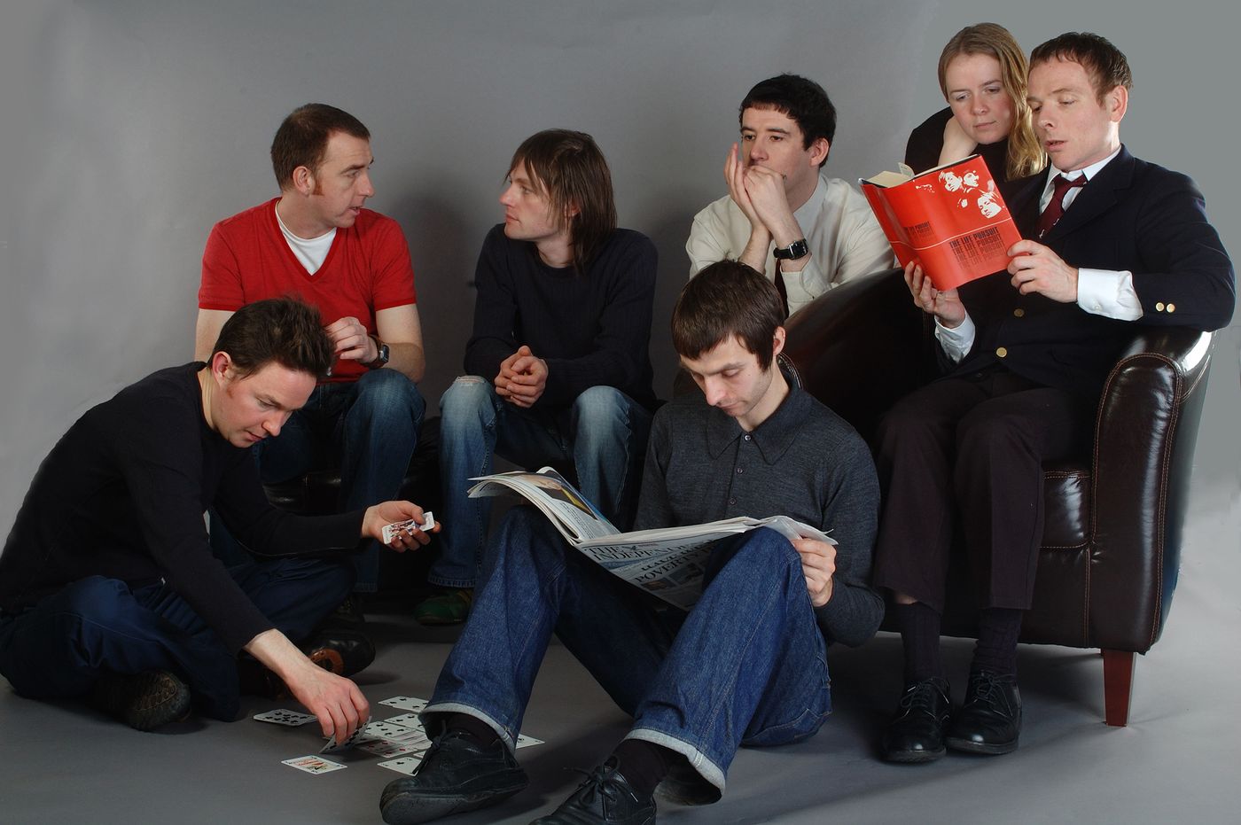 En 2006: Mick Cooke, Richard Colburn, Bobby Kildea, Chris Geddes, Stevie Jackson, Sarah Martin y Stuart Murdoch. Foto: Marisa Privitera