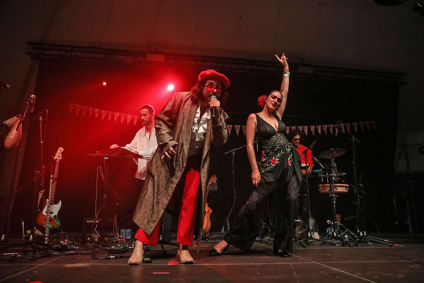 Paco Pecado, de fiesta. Foto: Óscar García
