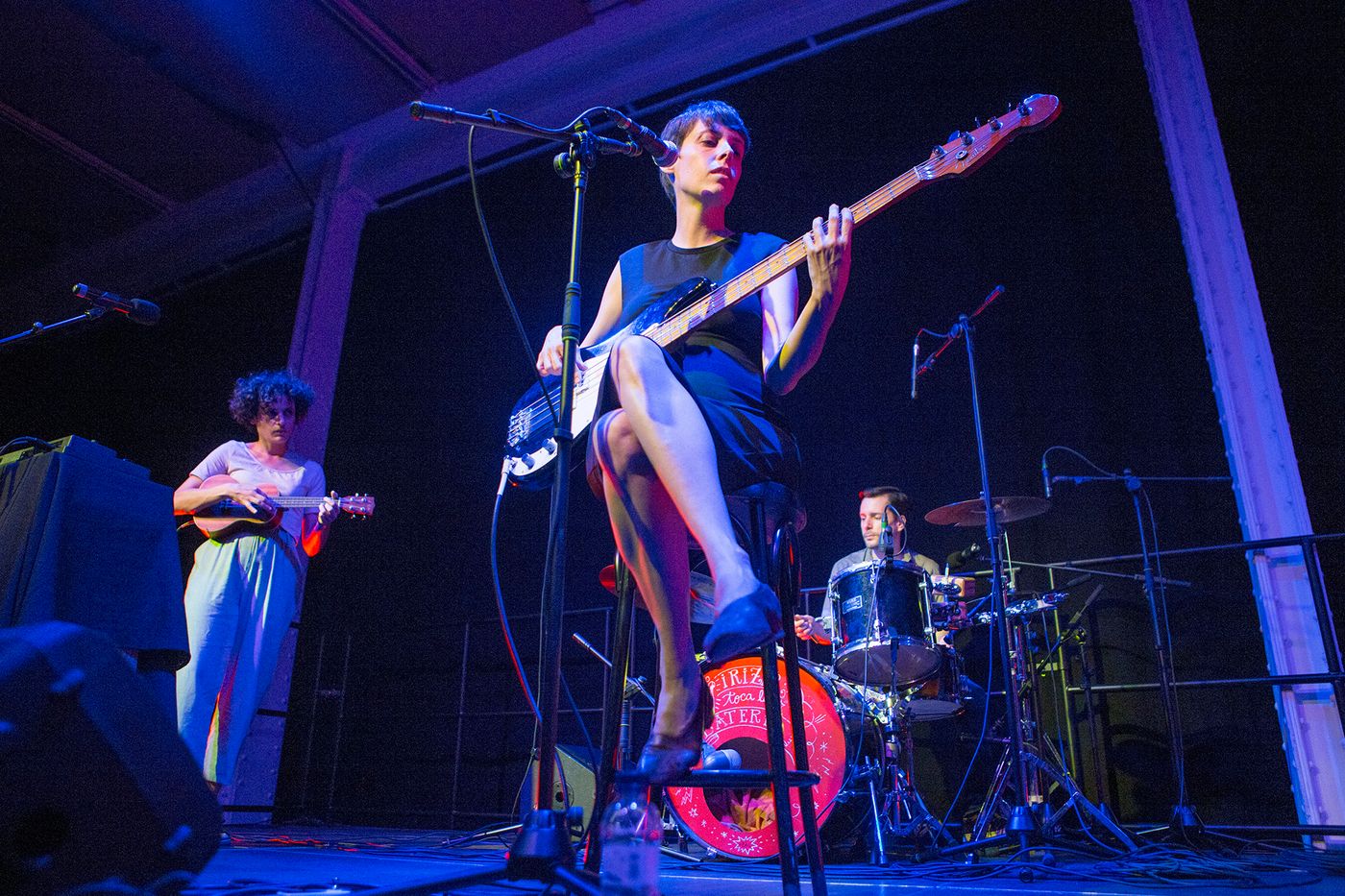 En el concierto-presentación de “Stop”, en la Fabra i Coats, el 20 de junio. Foto: Marina Tomàs