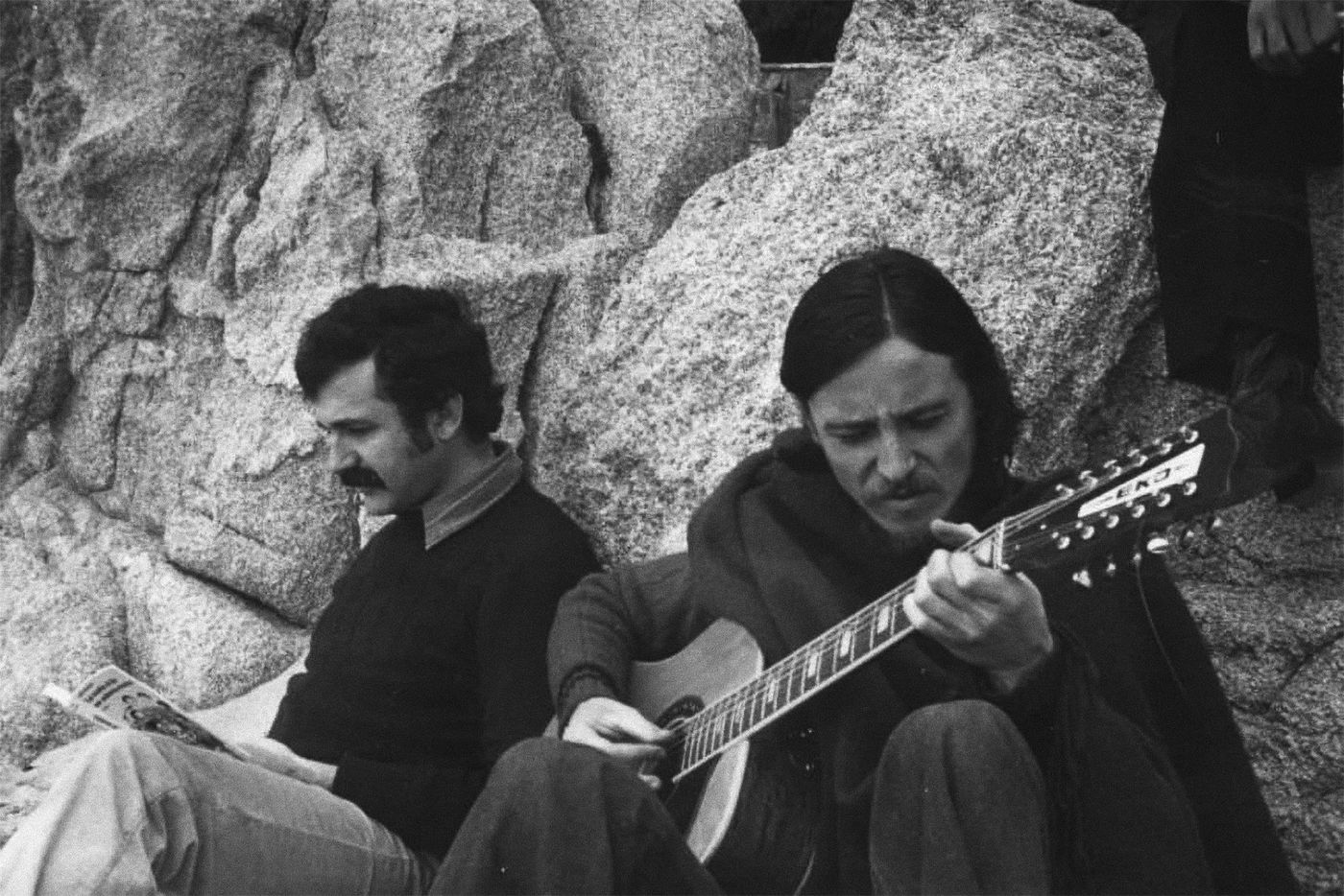 Ricardo Pachón con Julio Matito (de Smash), en 1971. Foto: Colita