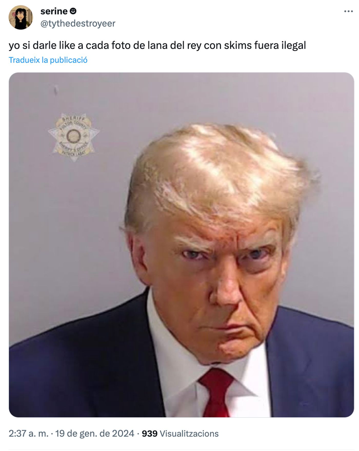Donald, recurso infalible para todo.<a href="https://twitter.com/tythedestroyeer/status/1748157704911413268" target="_blank"> Ver tuit </a>
