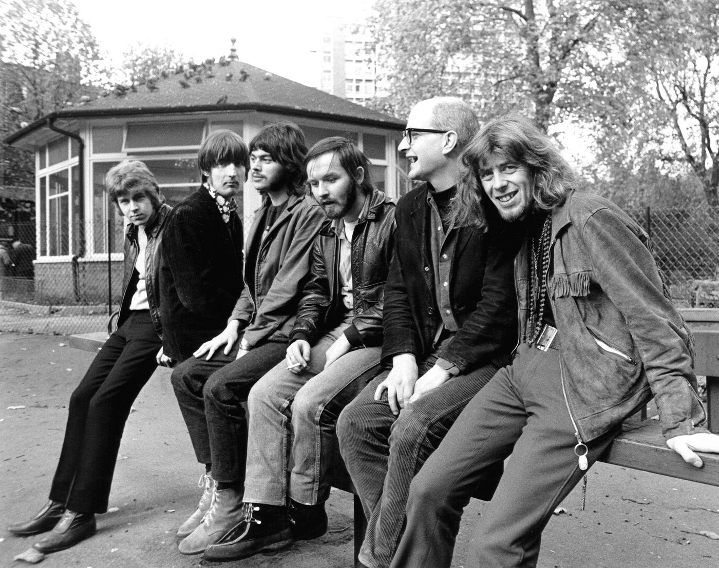 The Bluesbreakers en1967: Mick Taylor, Chris Mercer, Keith Tillman, Keef Hartley, Dick Heckstall-Smith y John Mayall. Foto: Ivan Keeman (Getty Images)