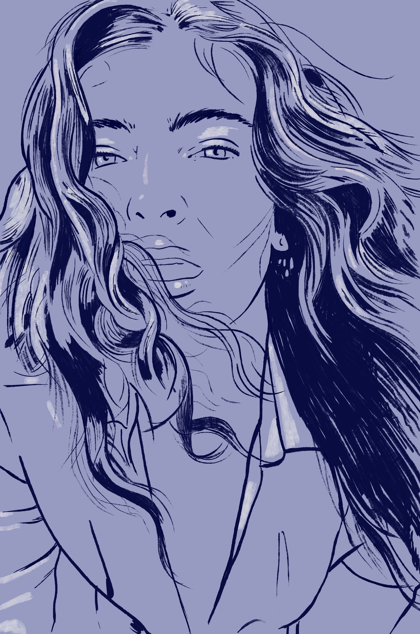 El luminoso retorno de Lorde. Foto: Ophelia Mikkelson / Ilustración: Jordi Gramunt