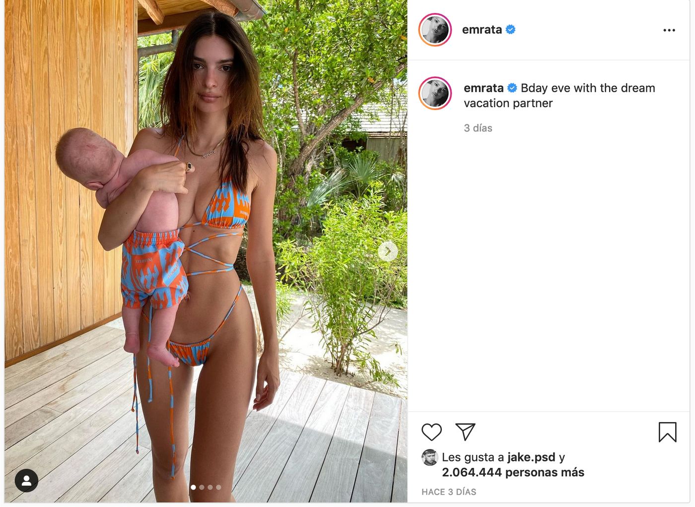 Qué dominio de la situación, Emily.  <a href="https://www.instagram.com/p/CPyV-tkMnCB/" target="_blank">Ver post</a>