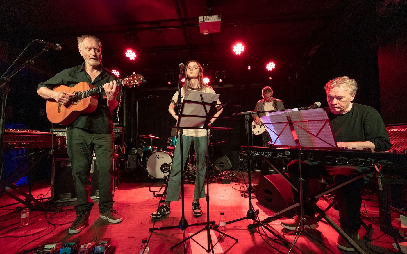 Sean O’Hagan, Olivia O’Hagan, Jon Fell y Marcus Holdaway. Foto: Marina Tomàs