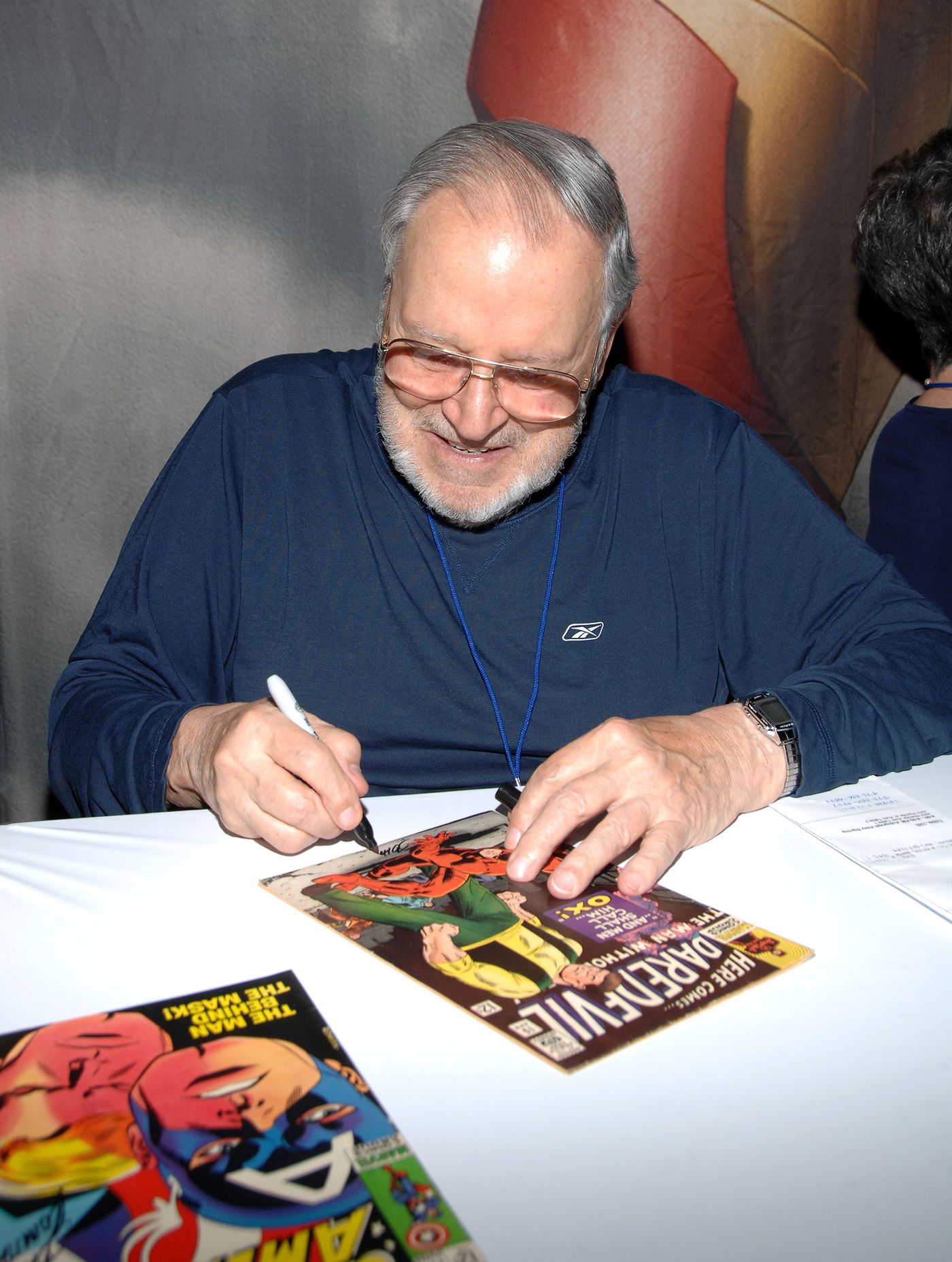 La leyenda John Romita Sr., en 2010. Foto: Marc Stamas (Getty Images)