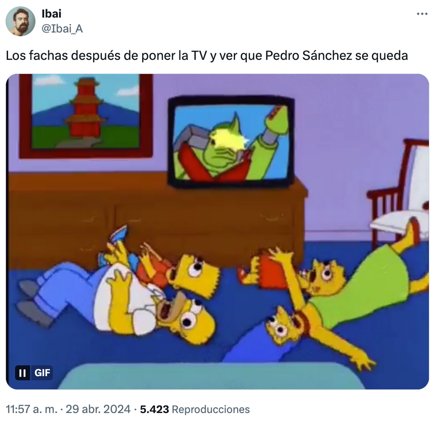 Algunos no ganan para disgustos. <a href="https://twitter.com/Ibai_A/status/1784884690870046985" target="_blank"> Ver tuit </a>