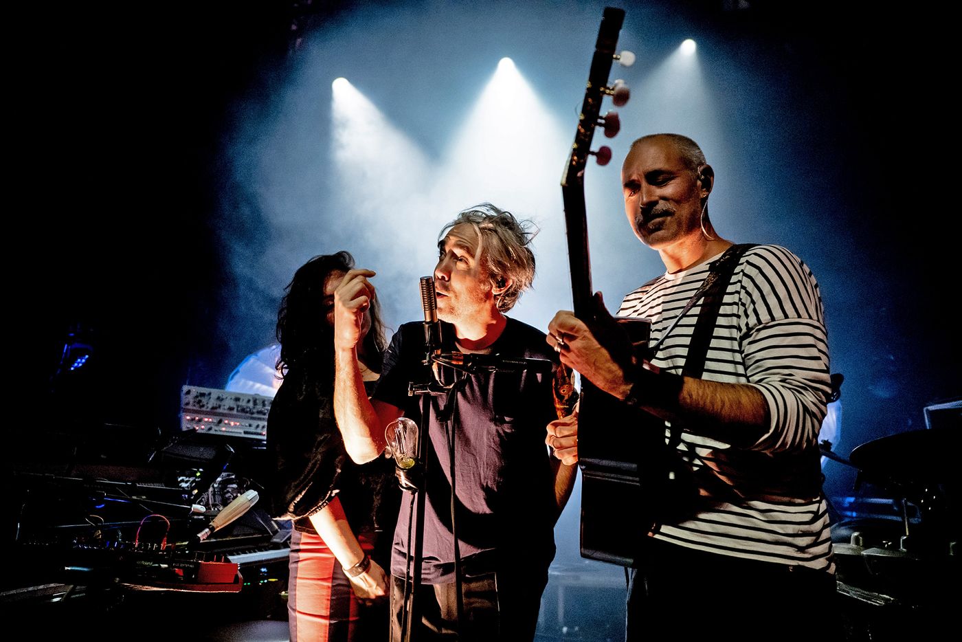 Con La Force y Olivier Fairfield. Foto: Alfredo Arias