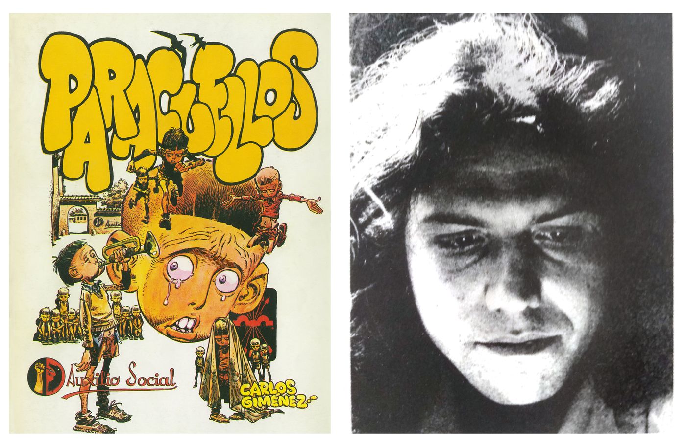 Primer álbum de “Paracuellos” (Amaika, 1977), la obra referencial de Carlos Giménez.