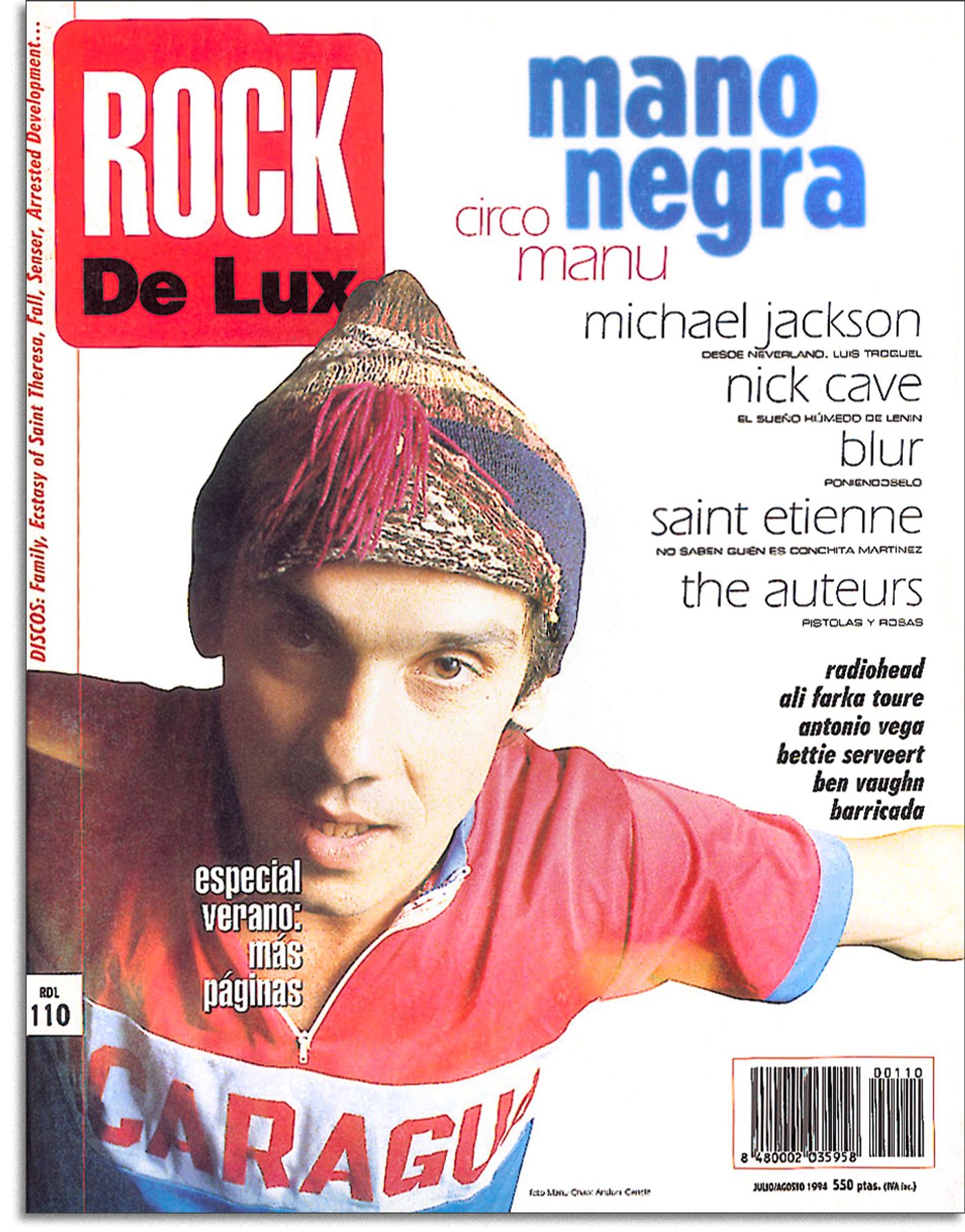 La portada del Rockdelux 110 (julio-agosto 1994) a propósito de “Casa Babylon”.