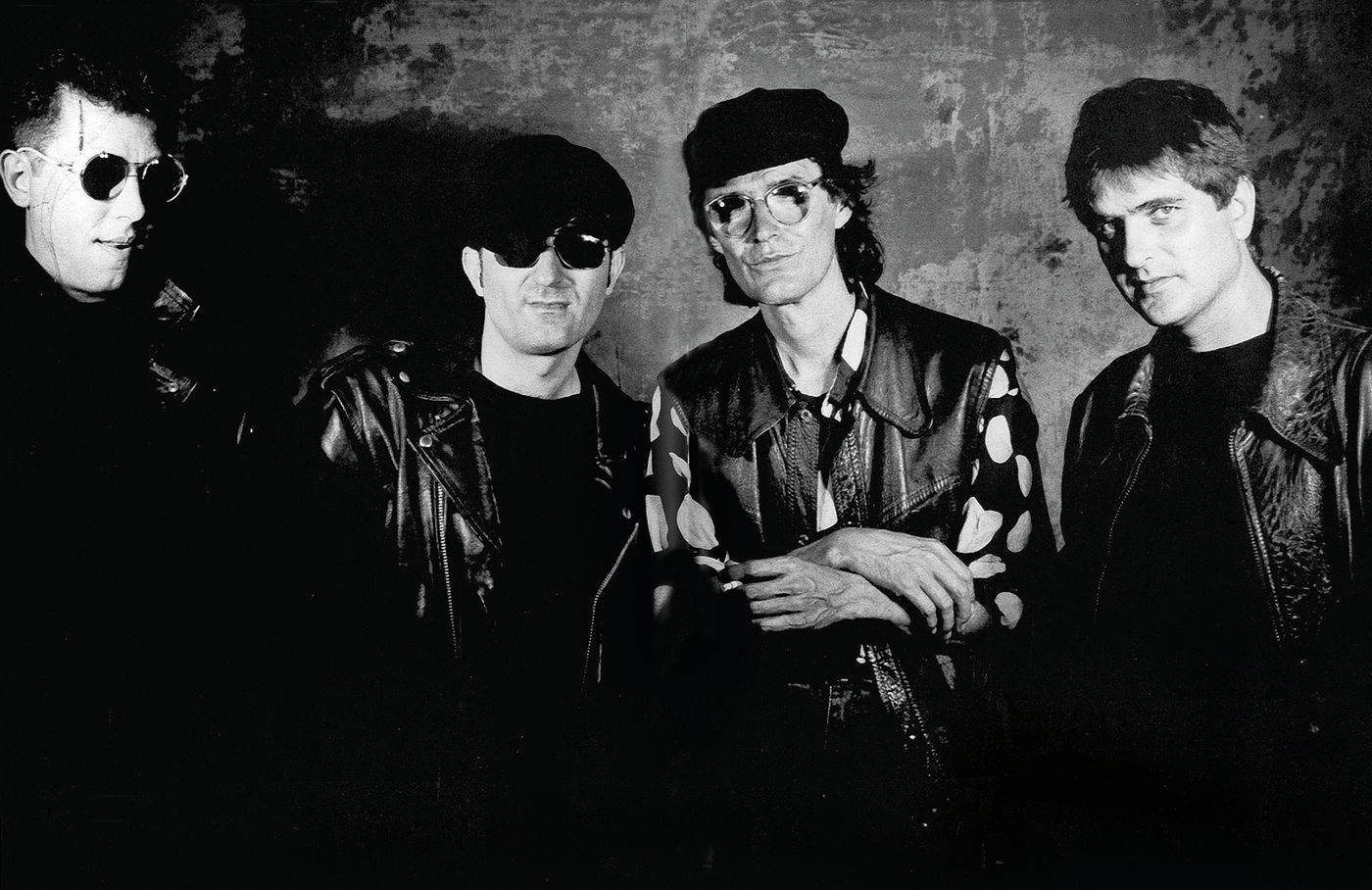 La reunión de la Trapera en 1993: El Subidas, Morfi, Modes y Raf.