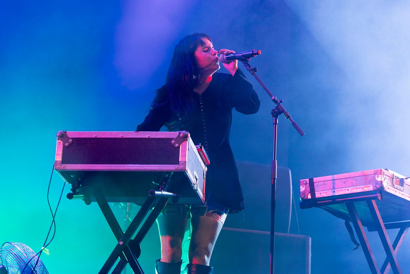 Sofia Kourtesis en la onda latina. Foto: Òscar Giralt