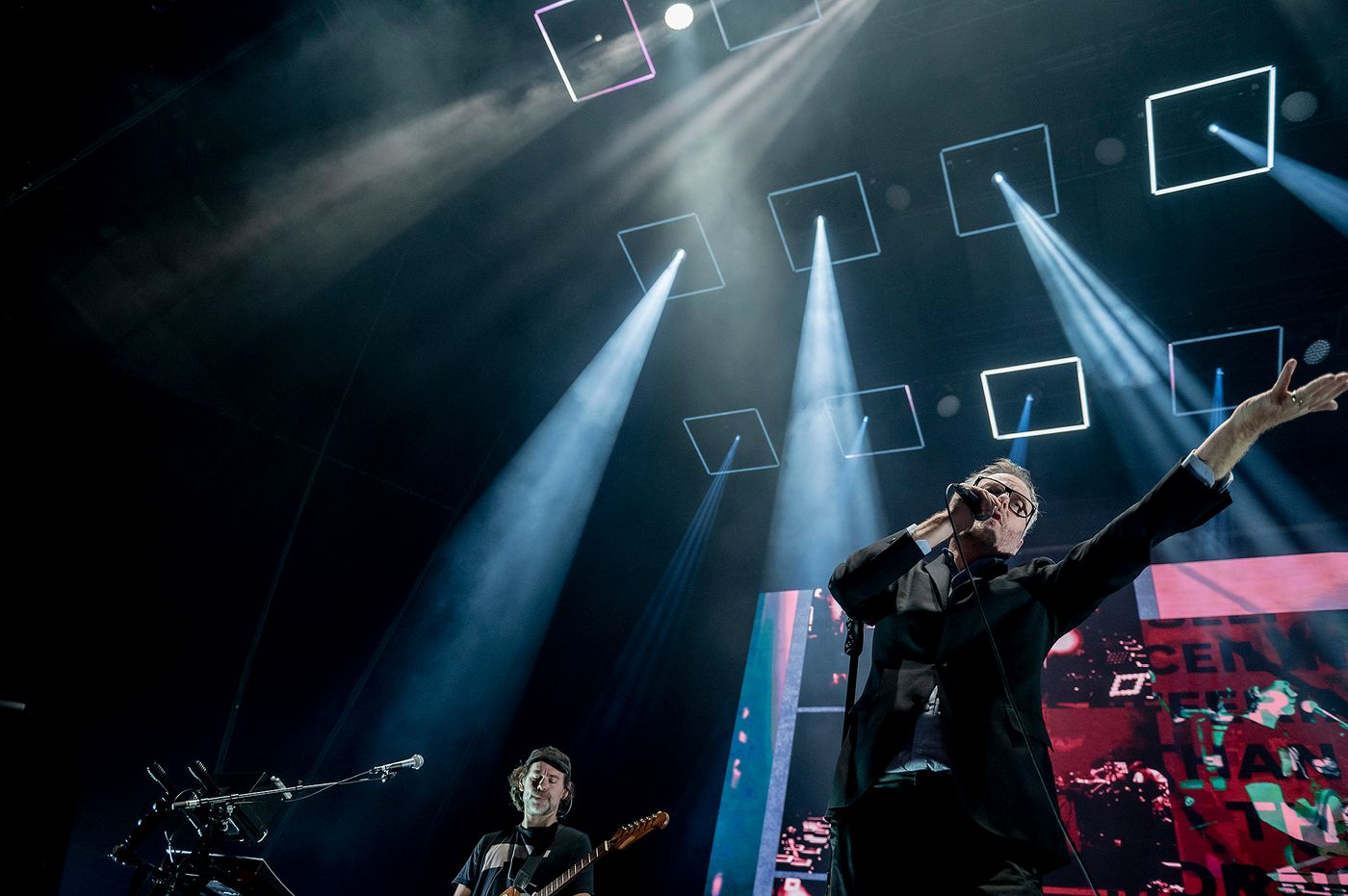 Los argumentos del cancionero de The National. Foto: Alfredo Arias