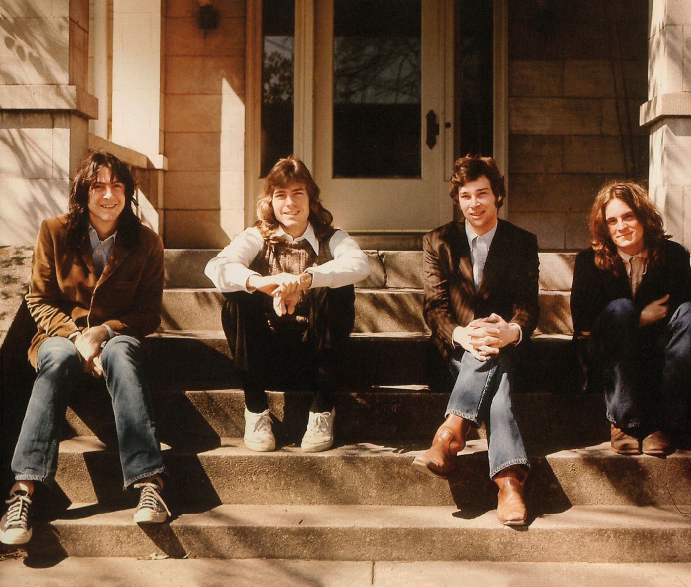 Andy Hummel, Jody Stephens, Cris Bell y Alex Chilton: Big Star, 1971-1972. Foto: John Fry