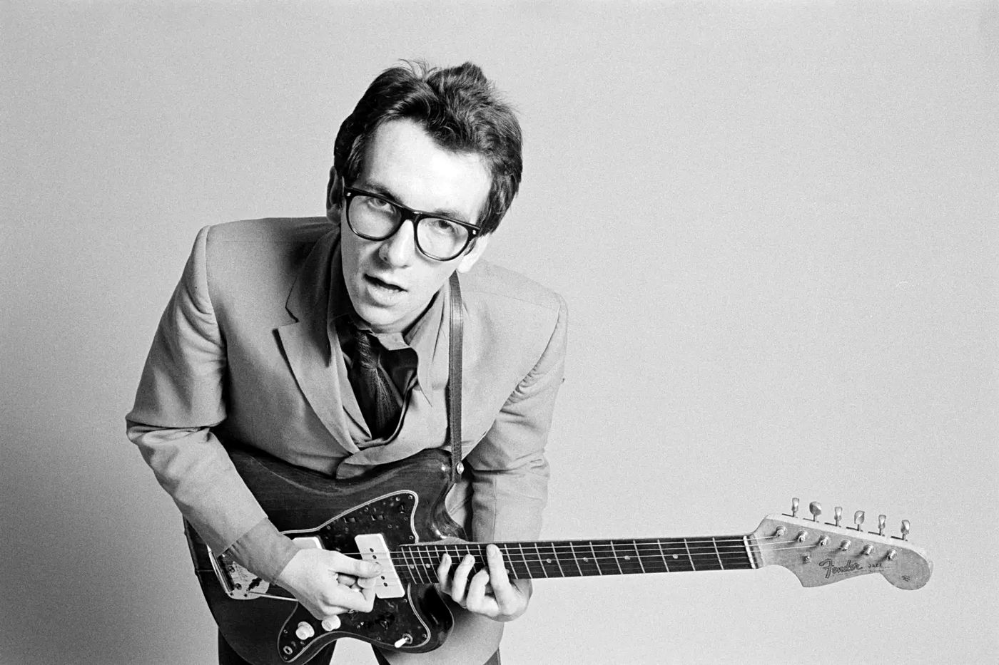 Costello en 1977: no al fascismo. Foto: Estate Of Keith