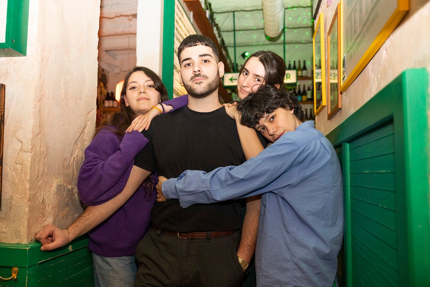 Leia Rodríguez, Oriol Font, Jazz Rodríguez y Carla Pérez Vas. Foto: Marina Tomàs
