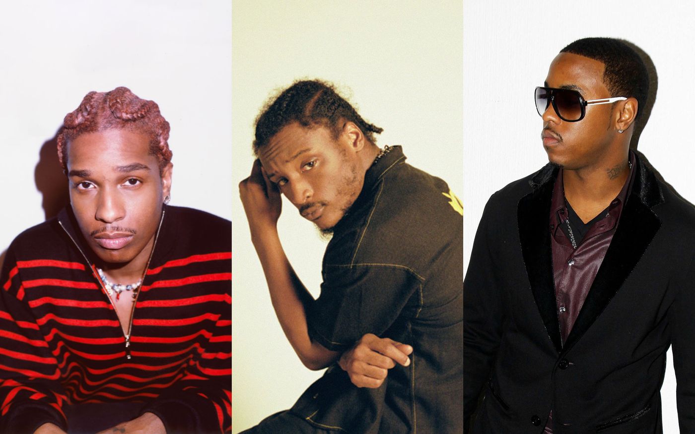 A$AP Rocky, reggie y Jeremih. Foto: Anthony Seklaoui, Juan Nieto y  Raymond Boyd