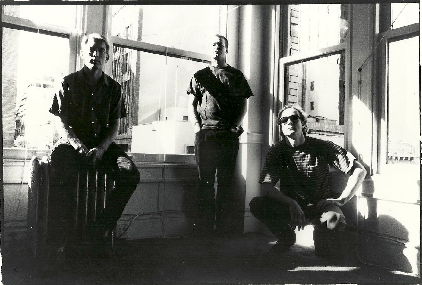 David Freel, Monte Vallier y Sean Kirkpatrick. Autorretrato de Swell en 1994.