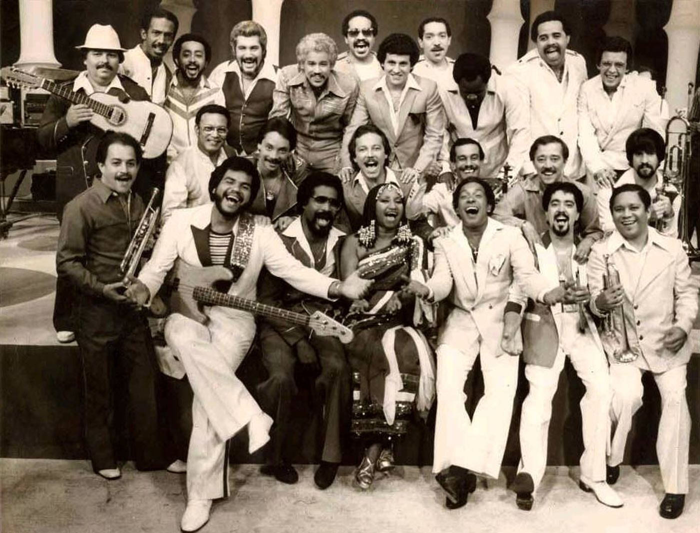 La constelación de estrellas: Fania All Stars en 1980.