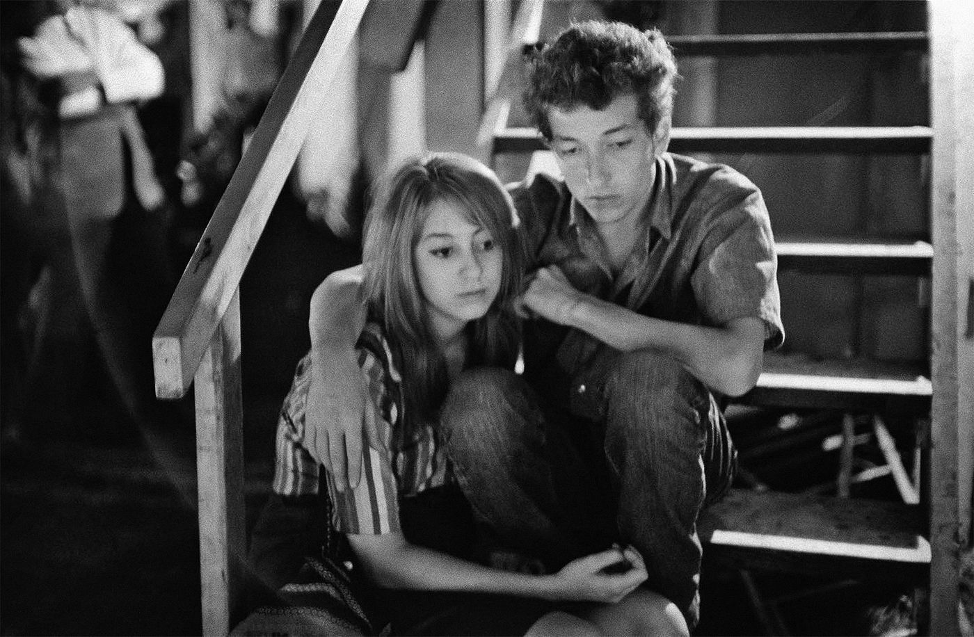 En 1963, Bob Dylan y Suze Rotolo (romance entre 1961 y 1964). Foto: Jim Marshall
