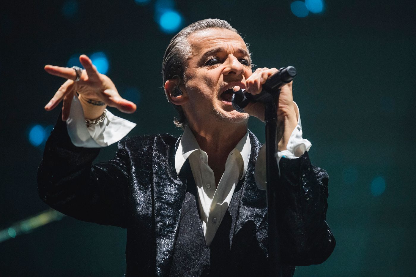 Dave Gahan, a por todas. Foto: Mariano Regidor / Redferns (Getty Images)