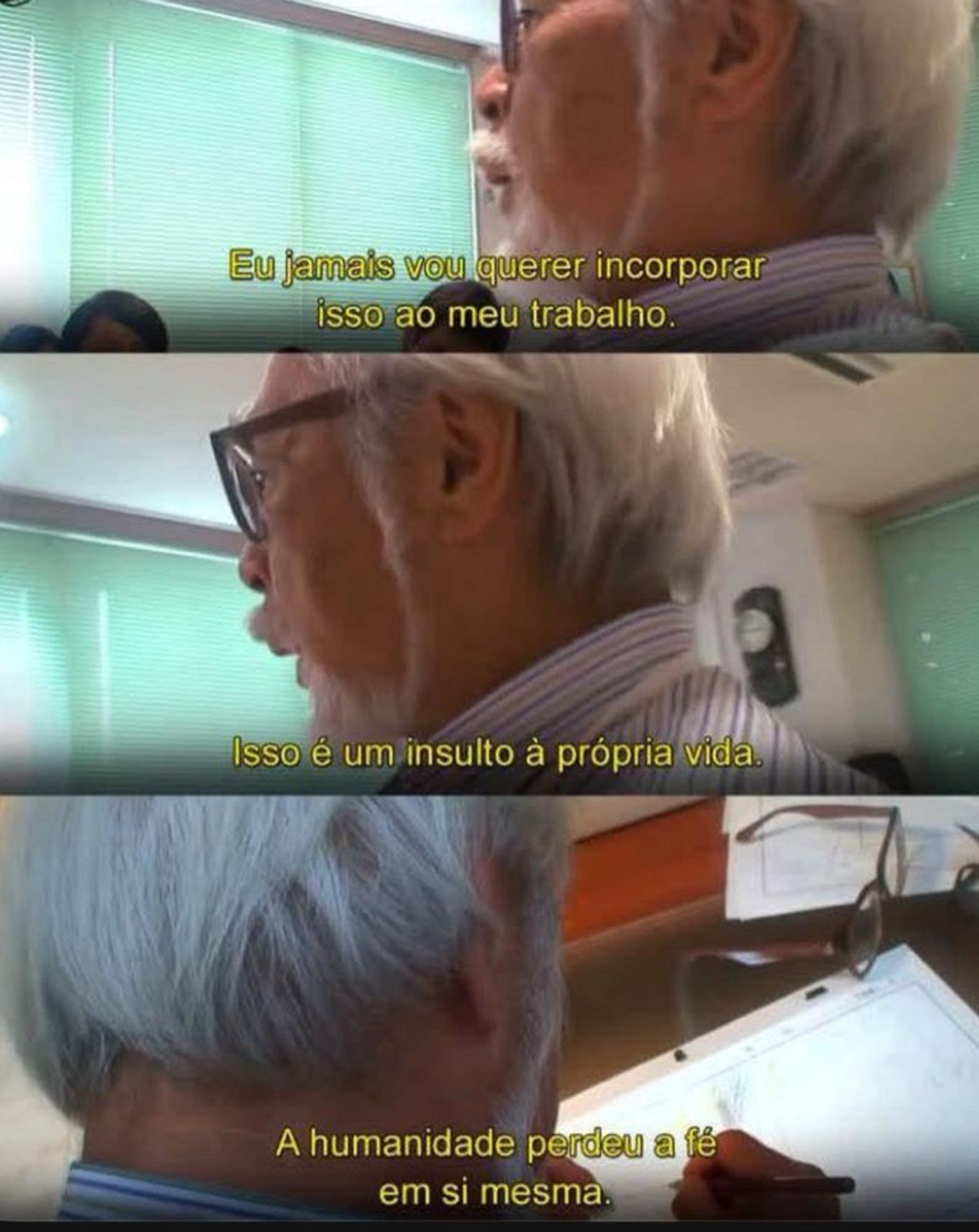 No le faltes al respeto a Hayao Miyazaki.<a href="https://bsky.app/profile/tchebiloide.bsky.social/post/3lliaefodqc2v" target="_blank"> Ver post </a>