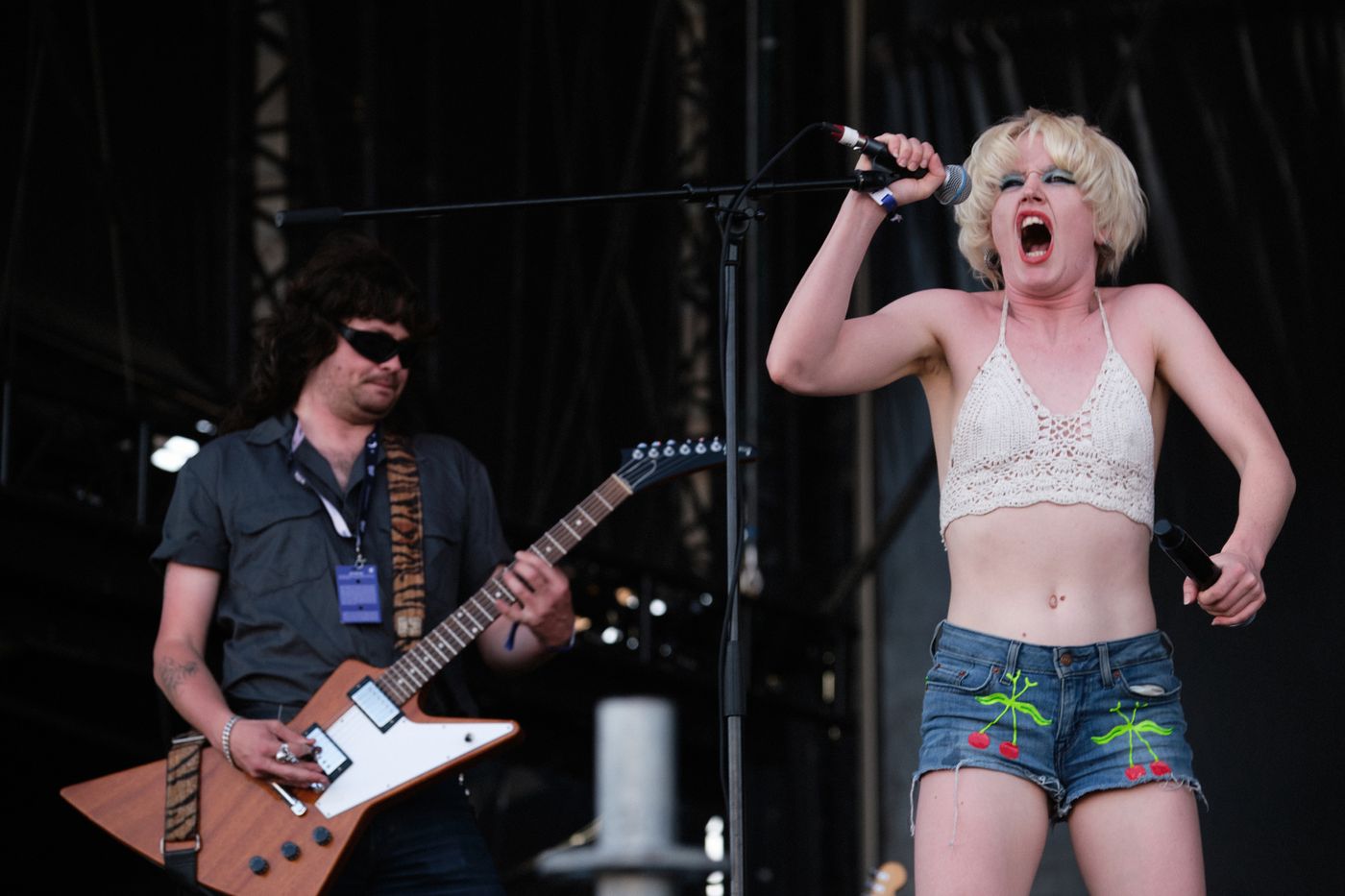​​Amyl And The Sniffers: la gran jefa. Foto: Sergio Morales