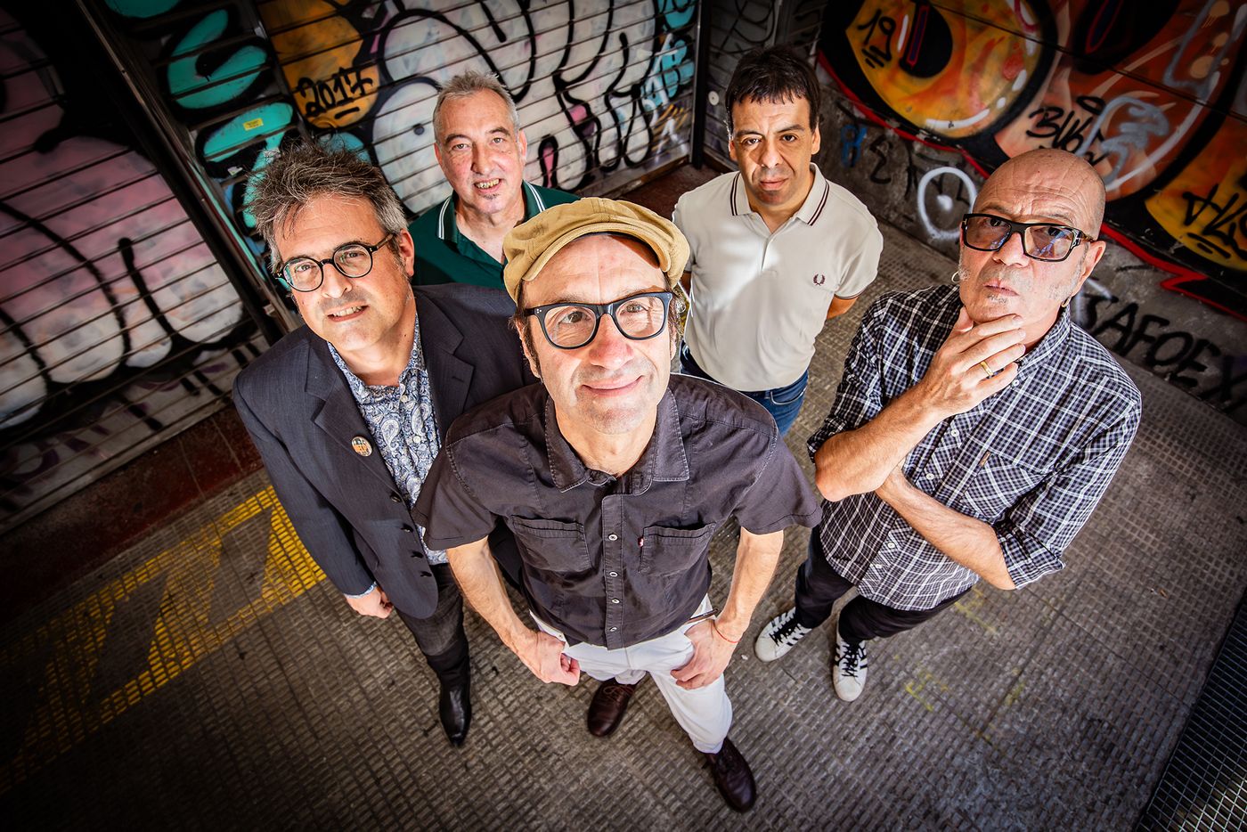 David Abadía, Jordi Fontich, Eric Herrera, Albert Gil y Ricky Gil (al frente). Foto: Sergi Paramès