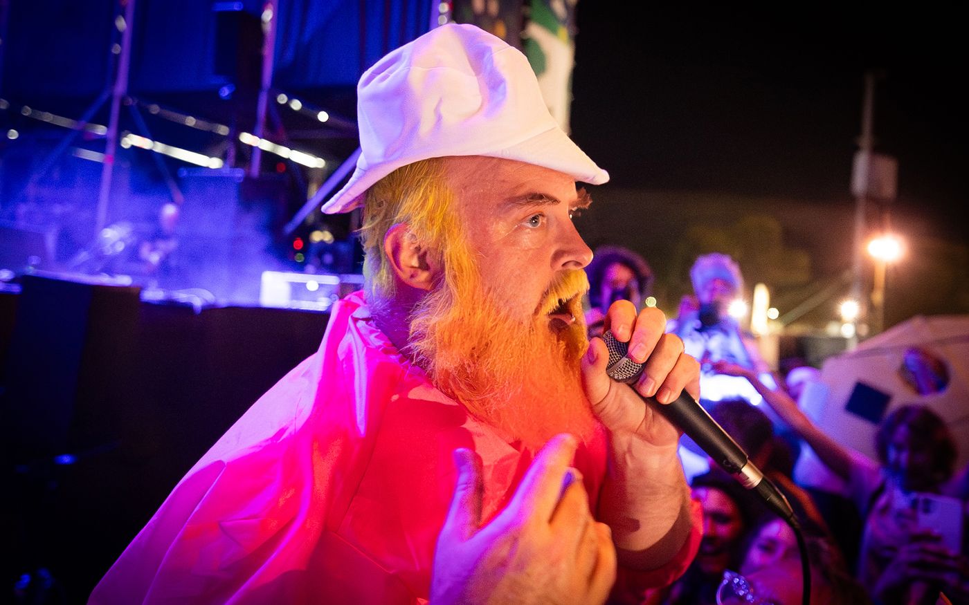 Les Savy Fav: Tim Harrington, ese hombre. Foto: Soledad Villalba Cumpián
