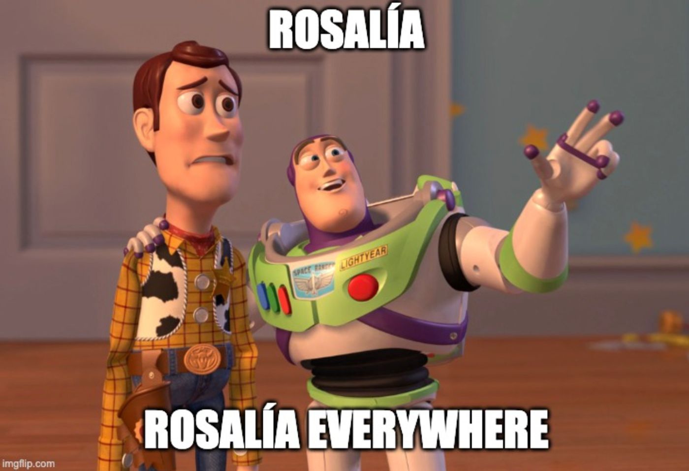 Hasta en la sopa.