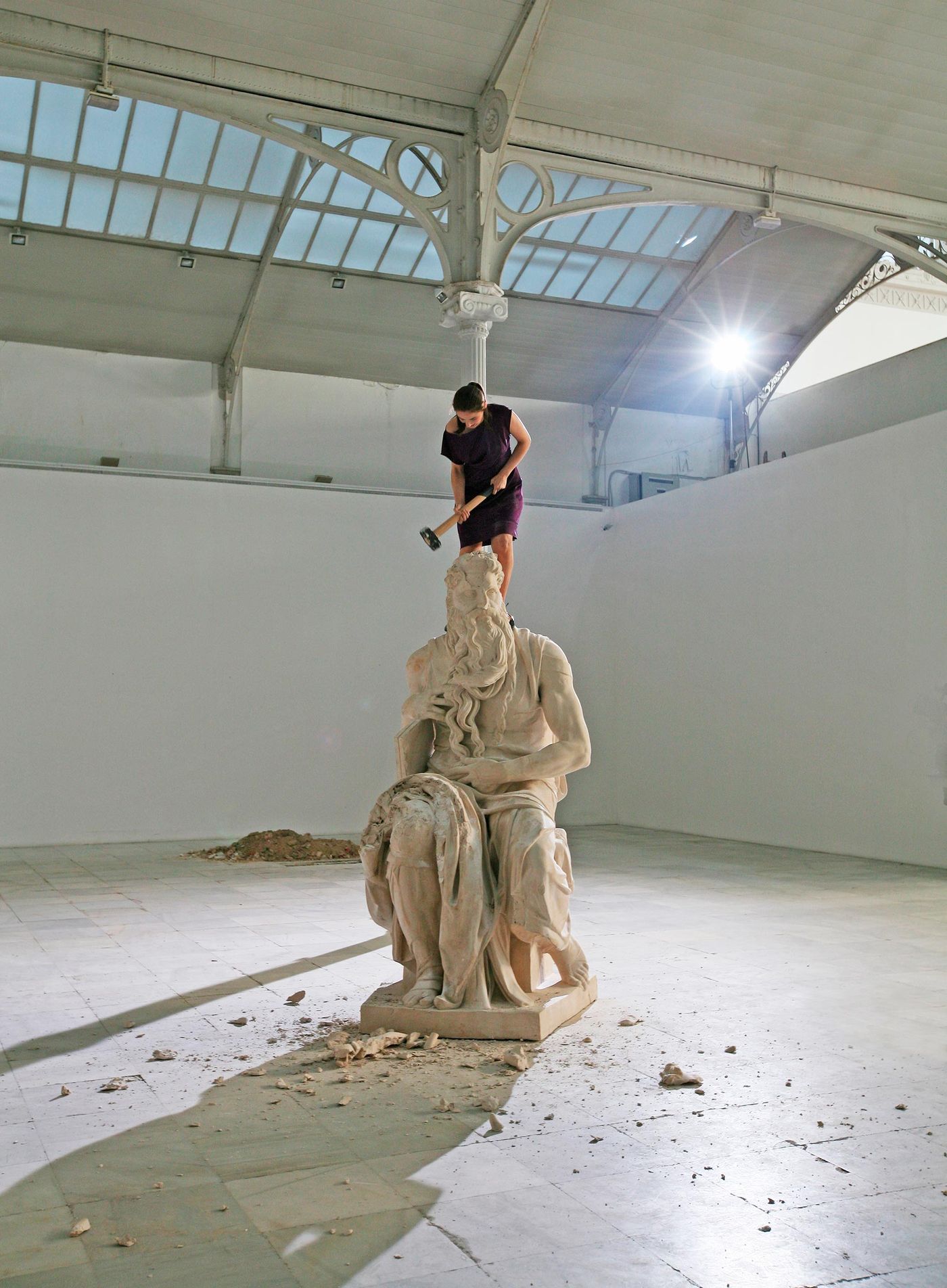 De la videoperformance “Habla” (2008). Gentileza de la artista.