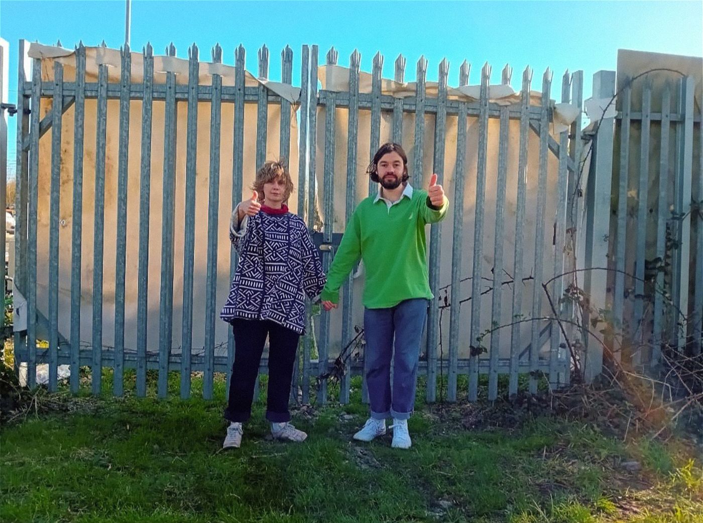 Tilly Harris y Sam Willmett: a tope.
