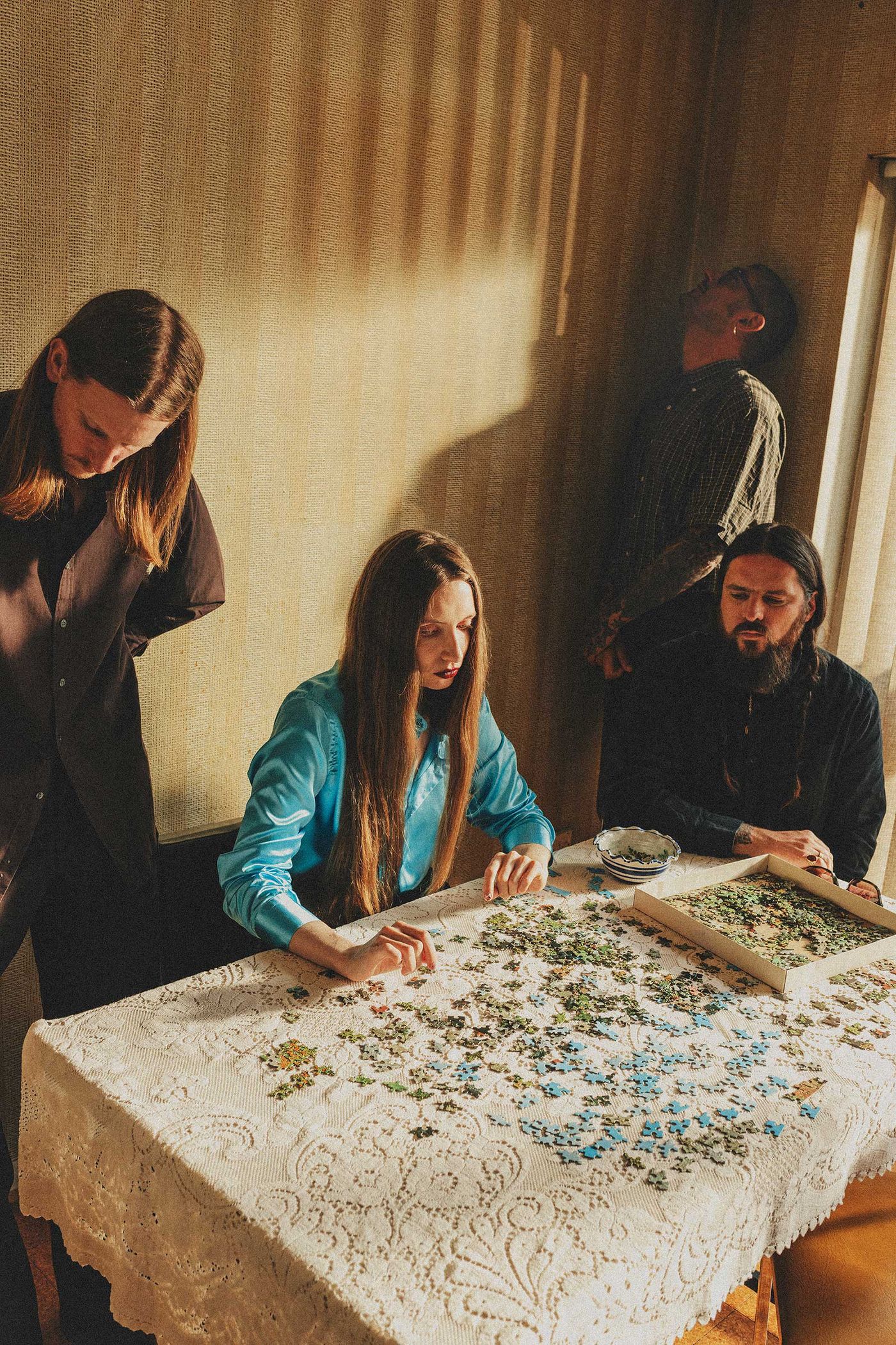 Nick Buxton, Florence Shaw, Tom Dowse y Lewis Maynard.