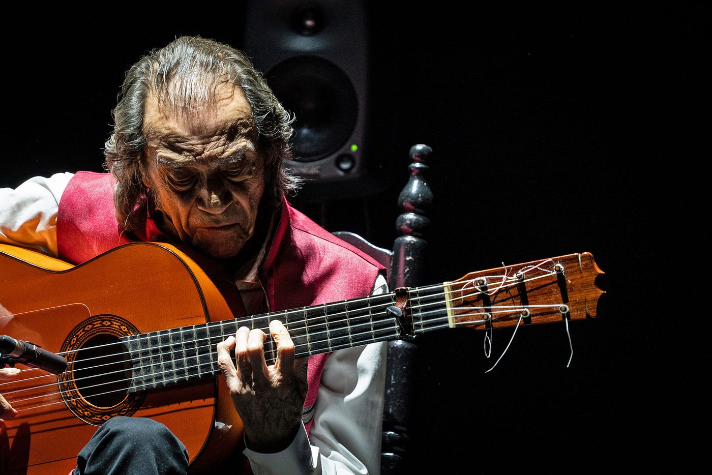 En 2025, en el Flamenco On Fire de Pamplona, donde fue designado embajador del festival. Foto: Susana Girón