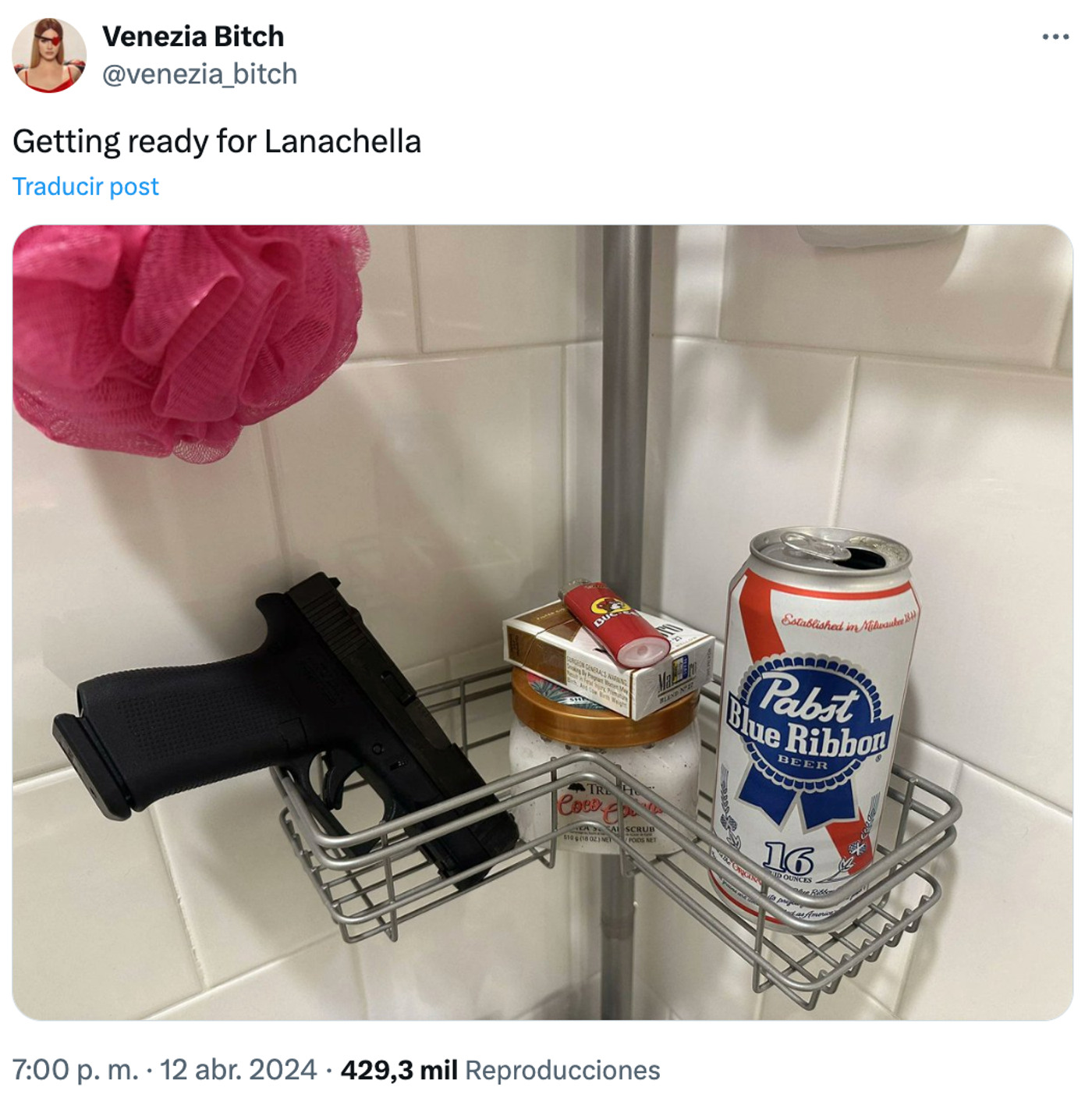 La lucha por la vida por Lana.<a href="https://twitter.com/venezia_bitch/status/1778830466558070987" target="_blank"> Ver tuit </a>