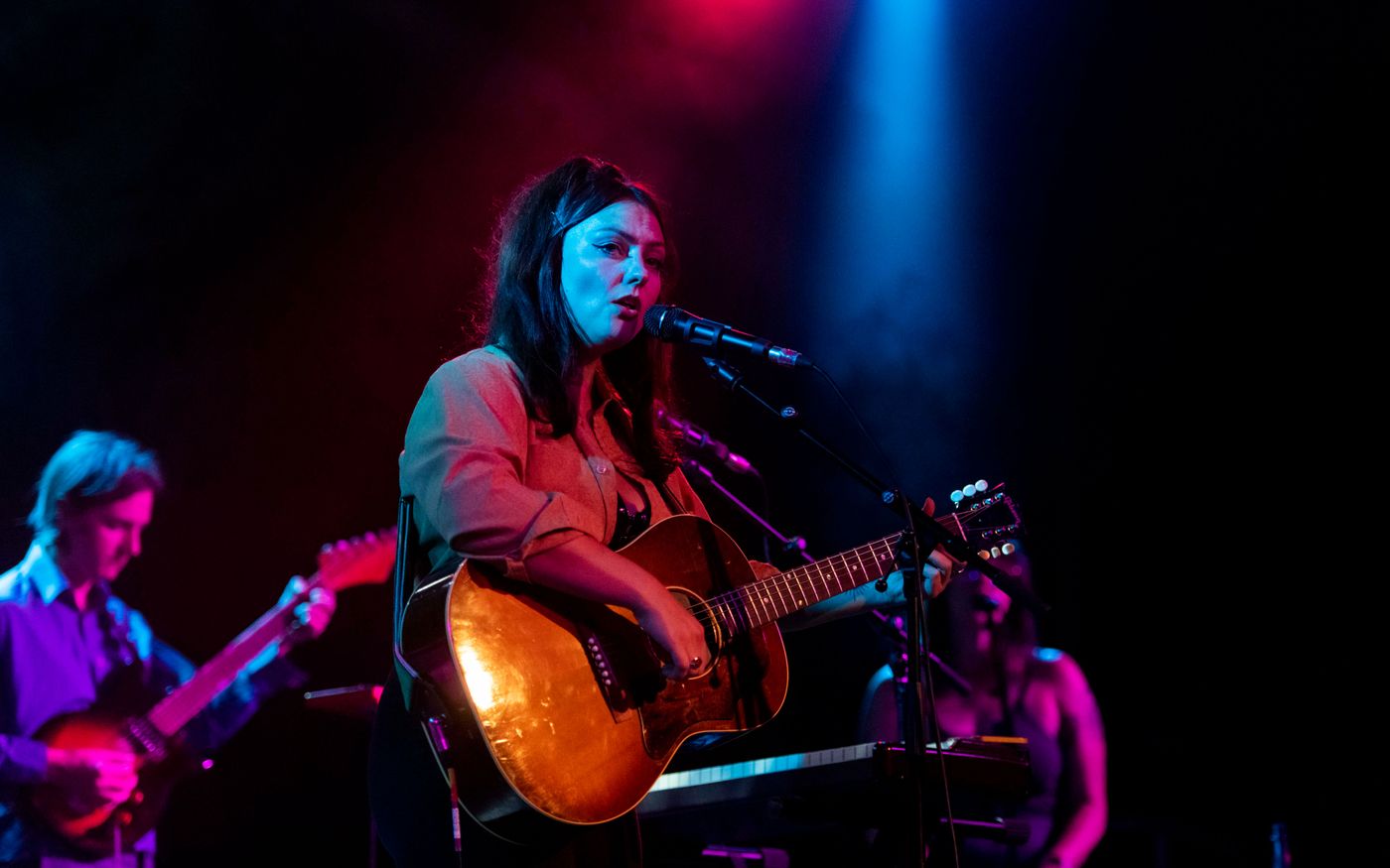 La felicidad de la nueva Angel Olsen. Foto: Alfredo Arias