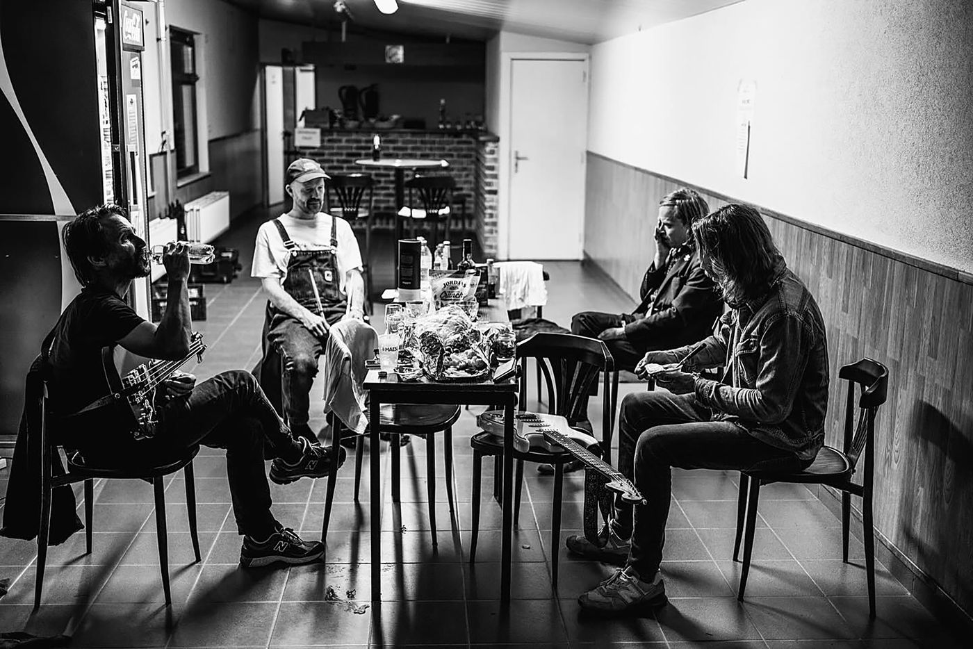 En julio 2025, en el backstage del festival Sjock de Bélgica. Foto: Adam Hägglund