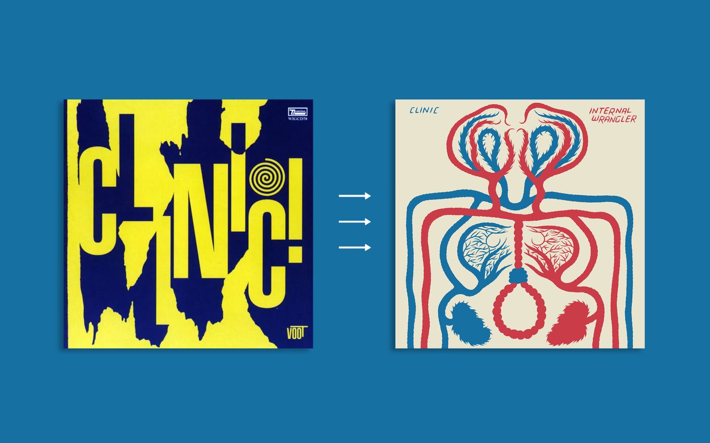 “Internal Wrangler” (2000): portada de Clinic reinterpretada por Paco Alcázar.