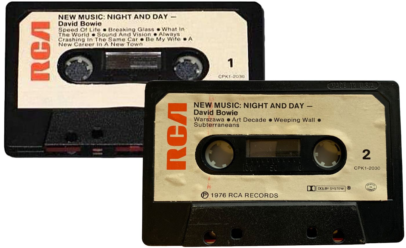 Primeras tiradas de casete: “New Music: Night And Day”.