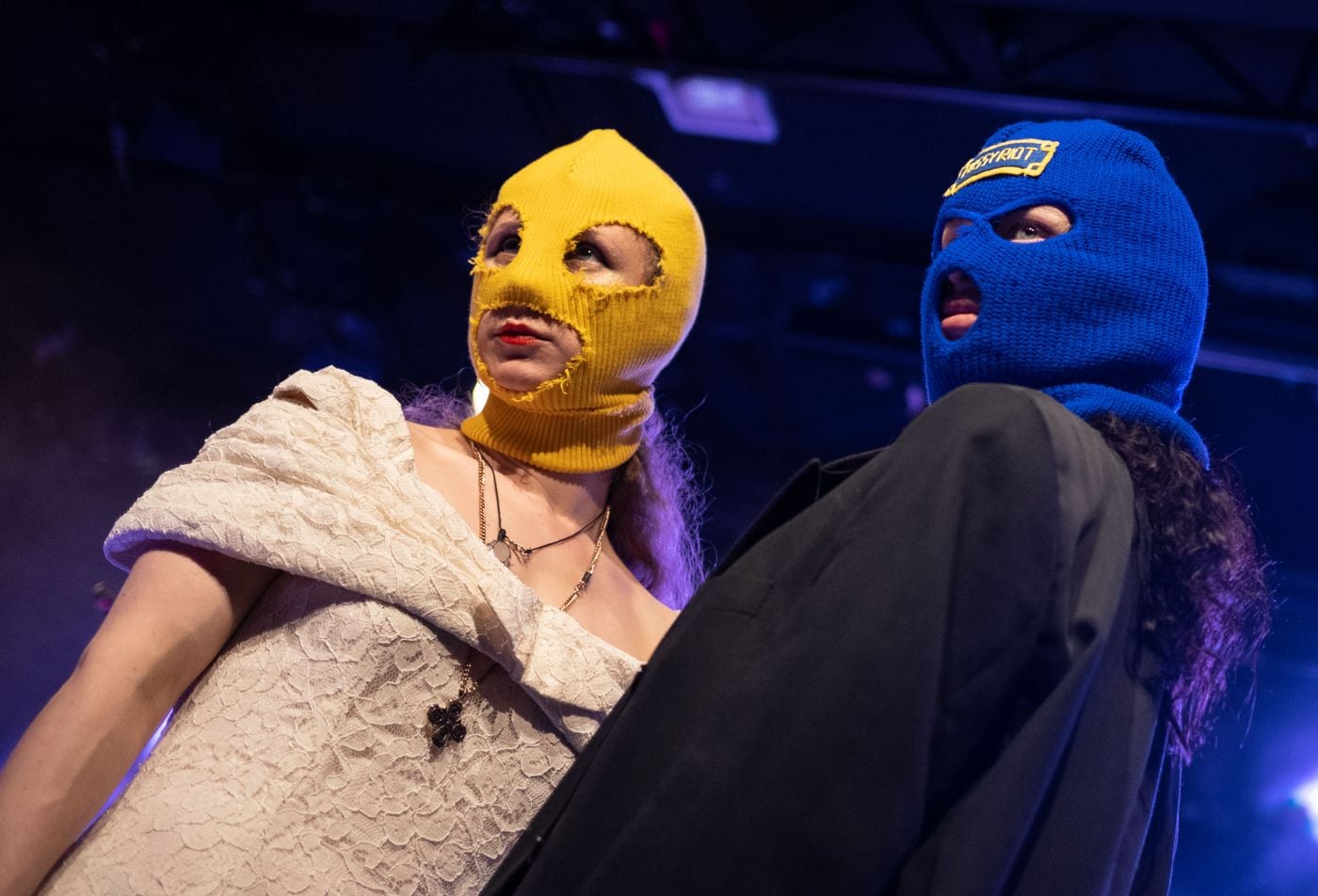 El pasado18 de mayo, en Stuttgart: Maria Alyokhina (izquierda) y Olga Borisova: “Riot Days 2022”. Foto: Marijan Mura (Getty Images)