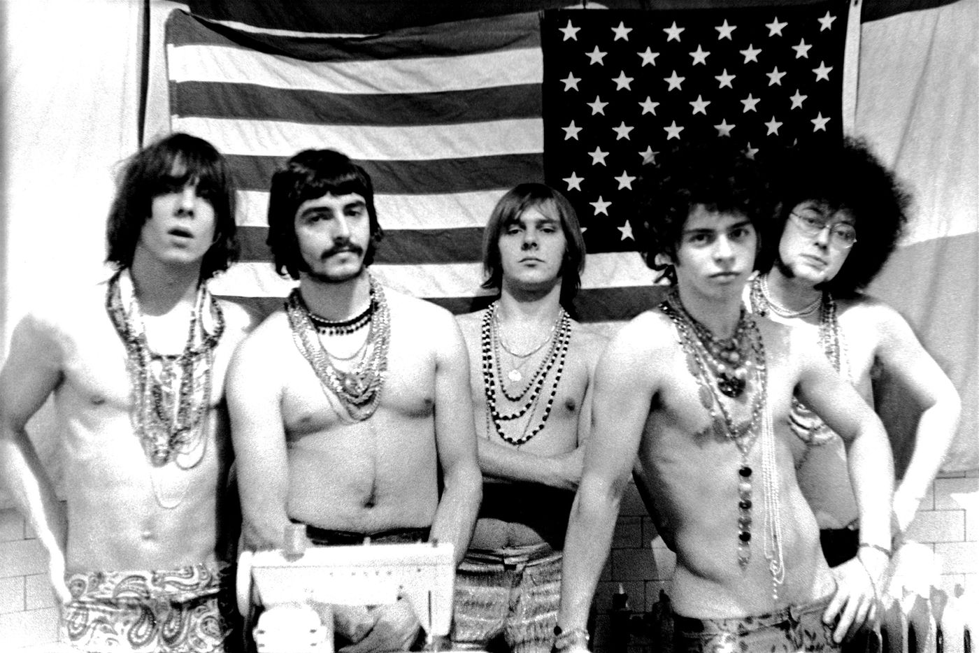 MC5, en 1967, en Detroit: Fred Smith, Dennis Thompson, Rob Tyner, Wayne Kramer y Michael Davis. Foto: Leni Sinclair / Michael Ochs Archive (Getty Images)