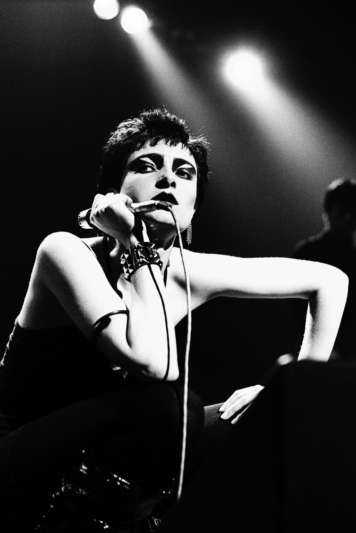 Actuación de los Banshees en el Rainbow Theatre, en Londres, en 1978. Foto: Gus Stewart / Redferns (Getty Images)