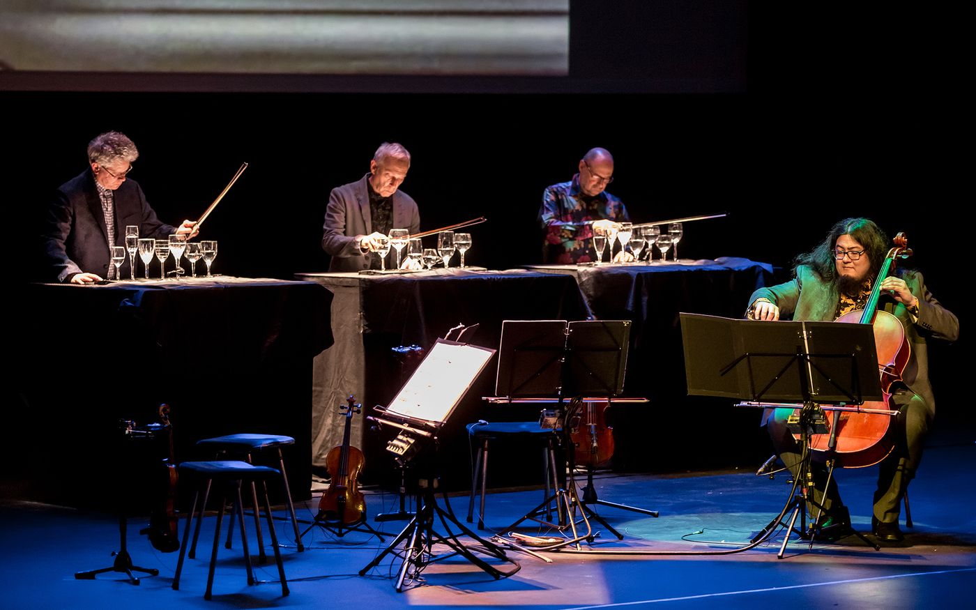 Kronos Quartet en Guadalajara, México. Foto: Nación Imago