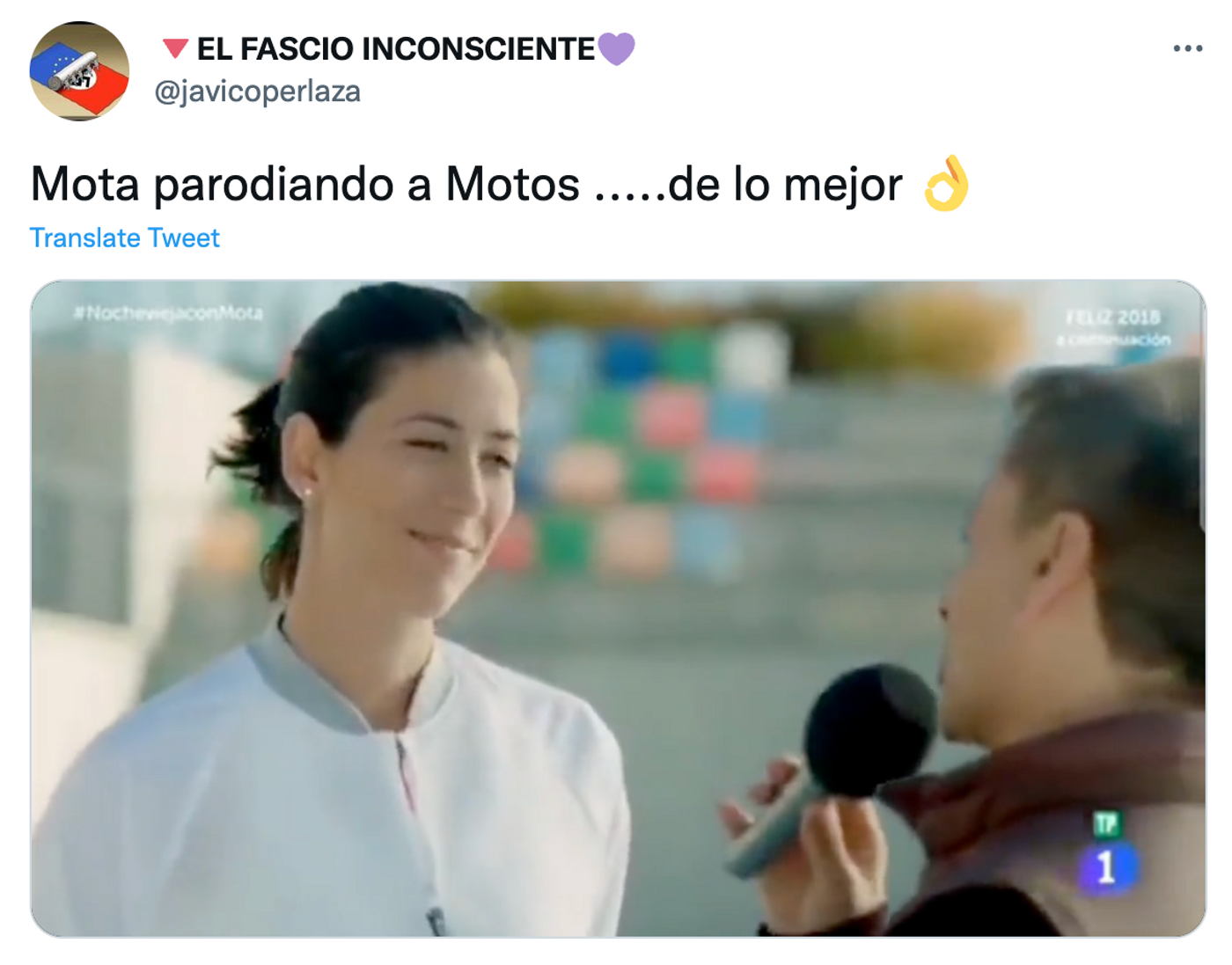 Pablo Motos, qué gran entrevistador (de mierda). <a href="https://twitter.com/javicoperlaza/status/1597006626074284032" target="_blank"> Ver tuit </a>