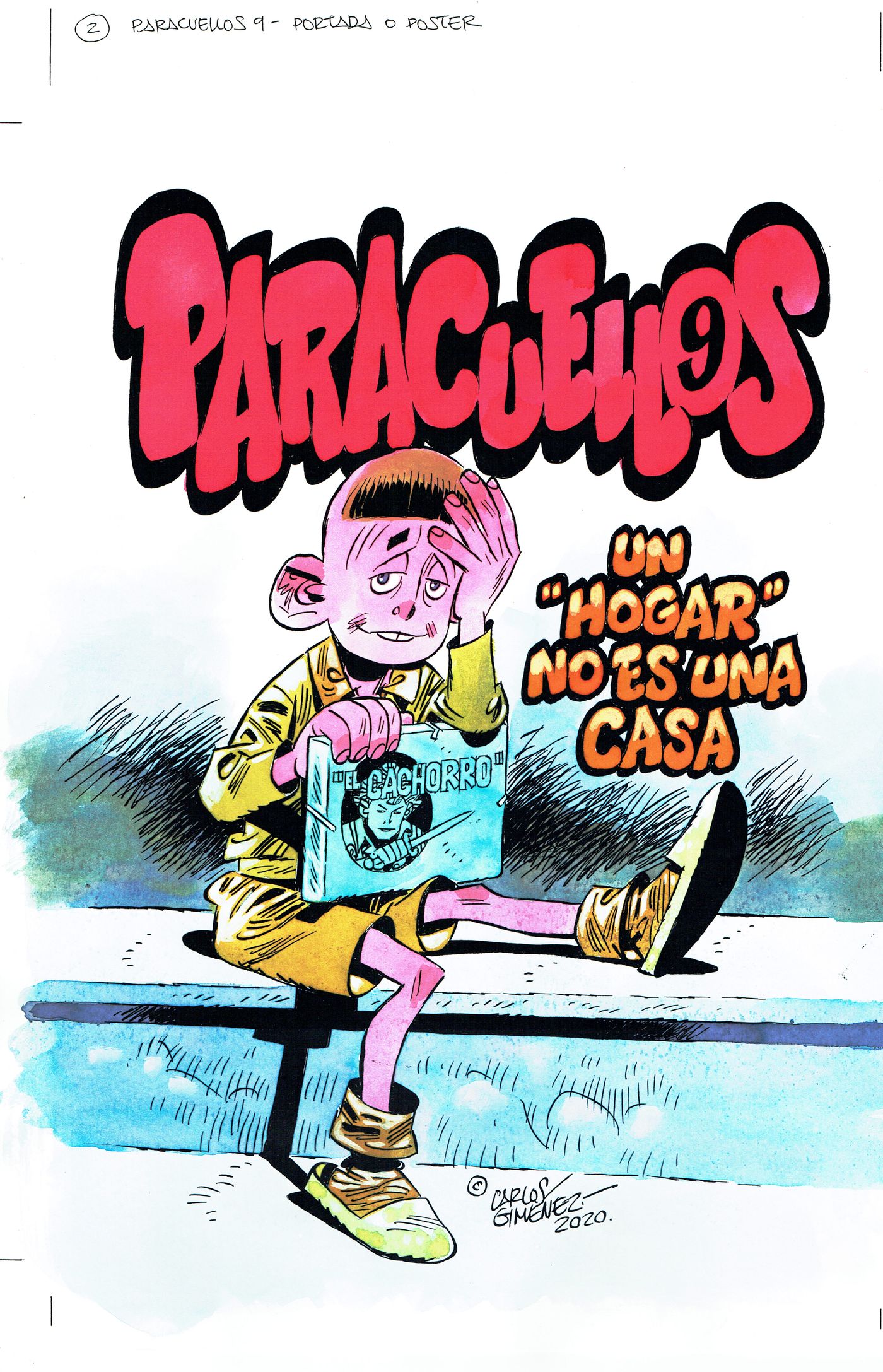 Portada provisional de “Paracuellos 9”, cedida por el autor.