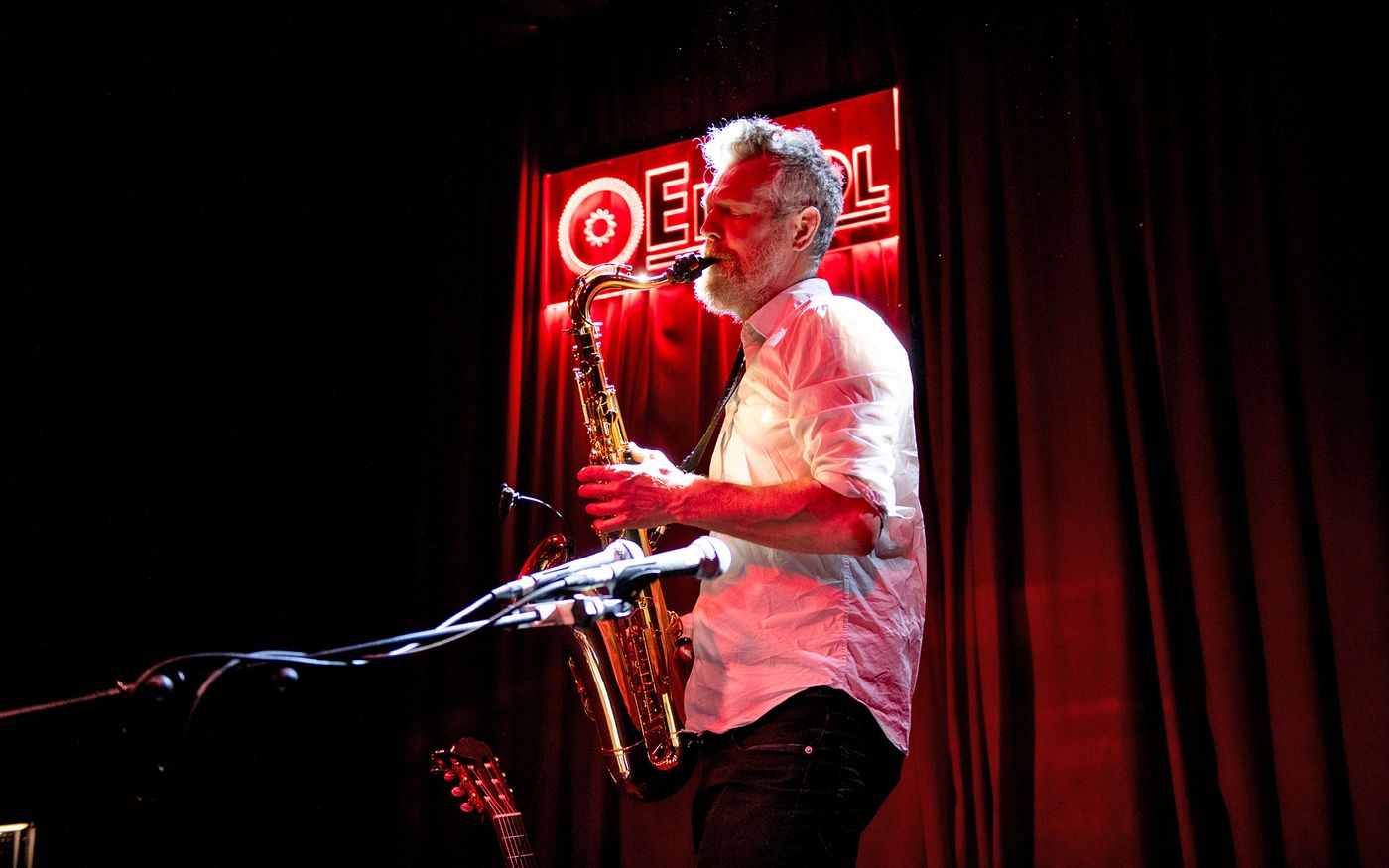 El saxo como recurso añadido. Foto: Alfredo Arias