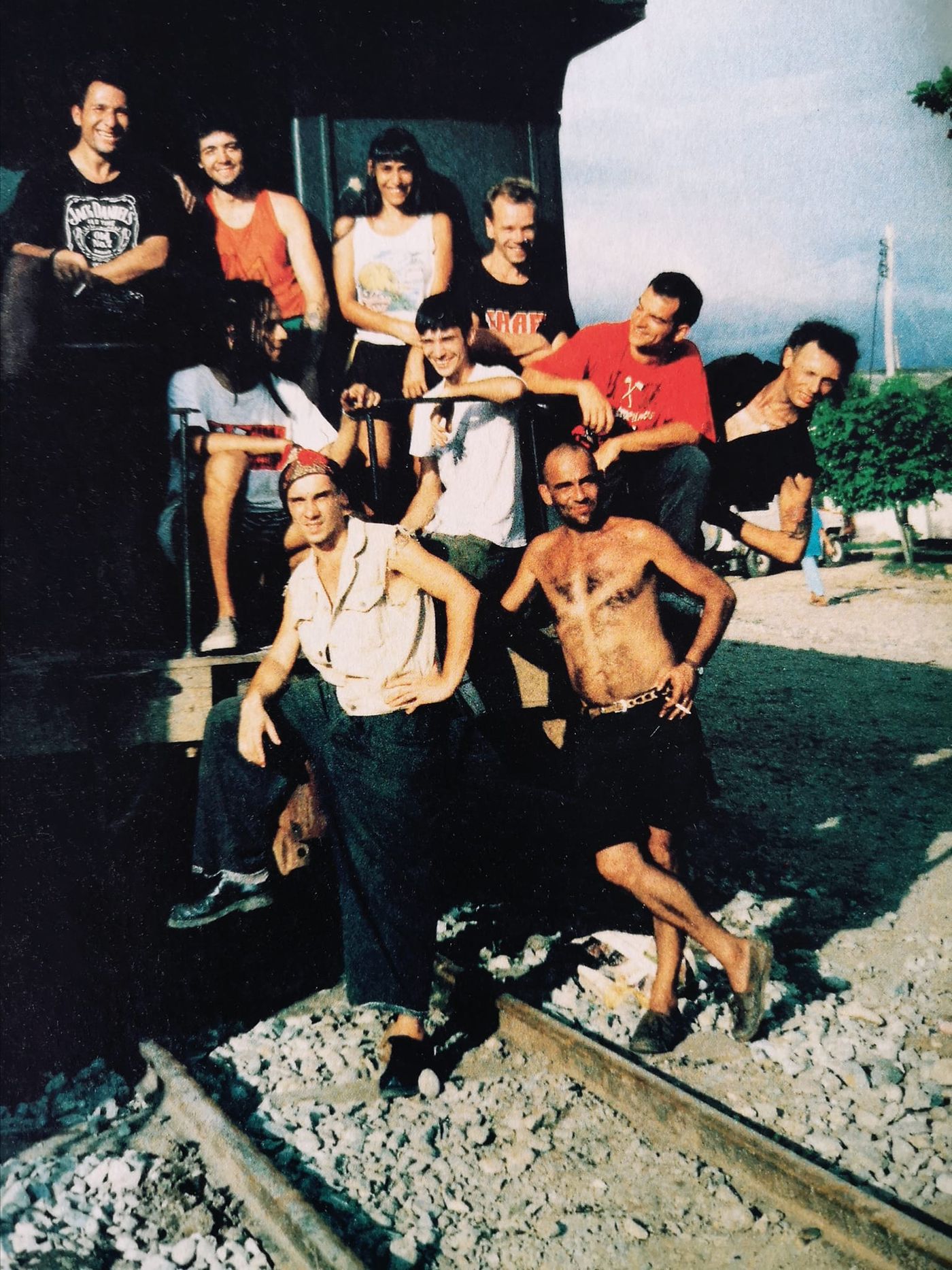 En Colombia, en 1993: último tren de Mano Negra. Foto: Youri Lenquette